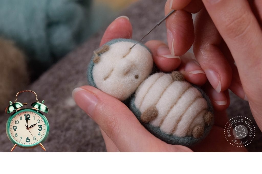 How to find time for needle felting and other crafts