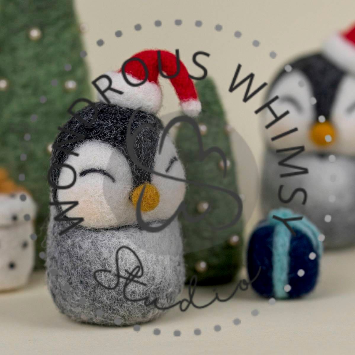 Christmas penguins digital download - style 1 - Image 2