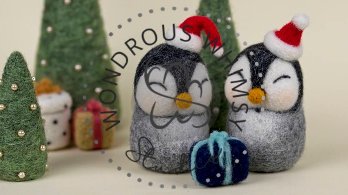Christmas penguins digital download - style 2 - Image 2