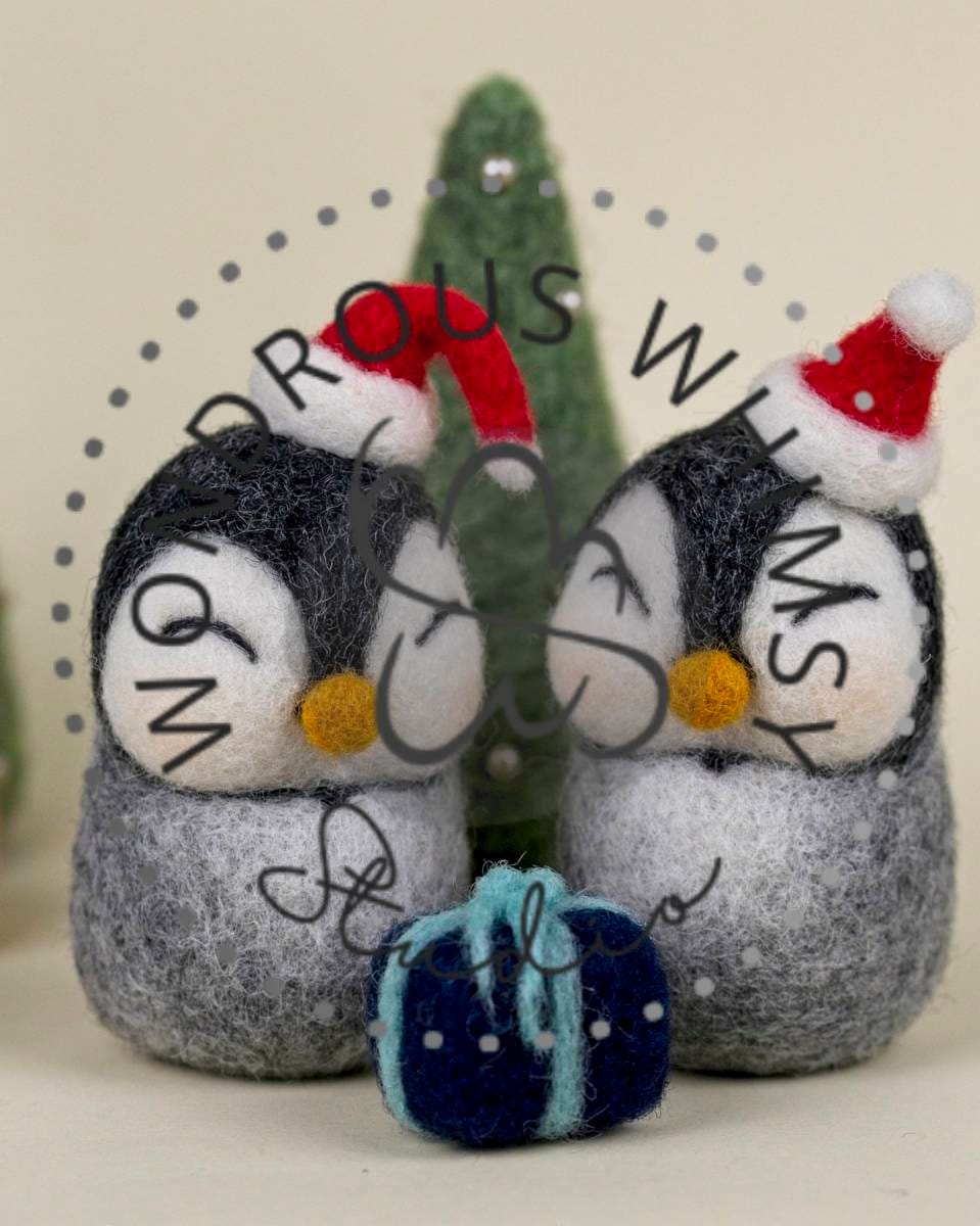 Christmas penguins digital download - style 2 - Image 4